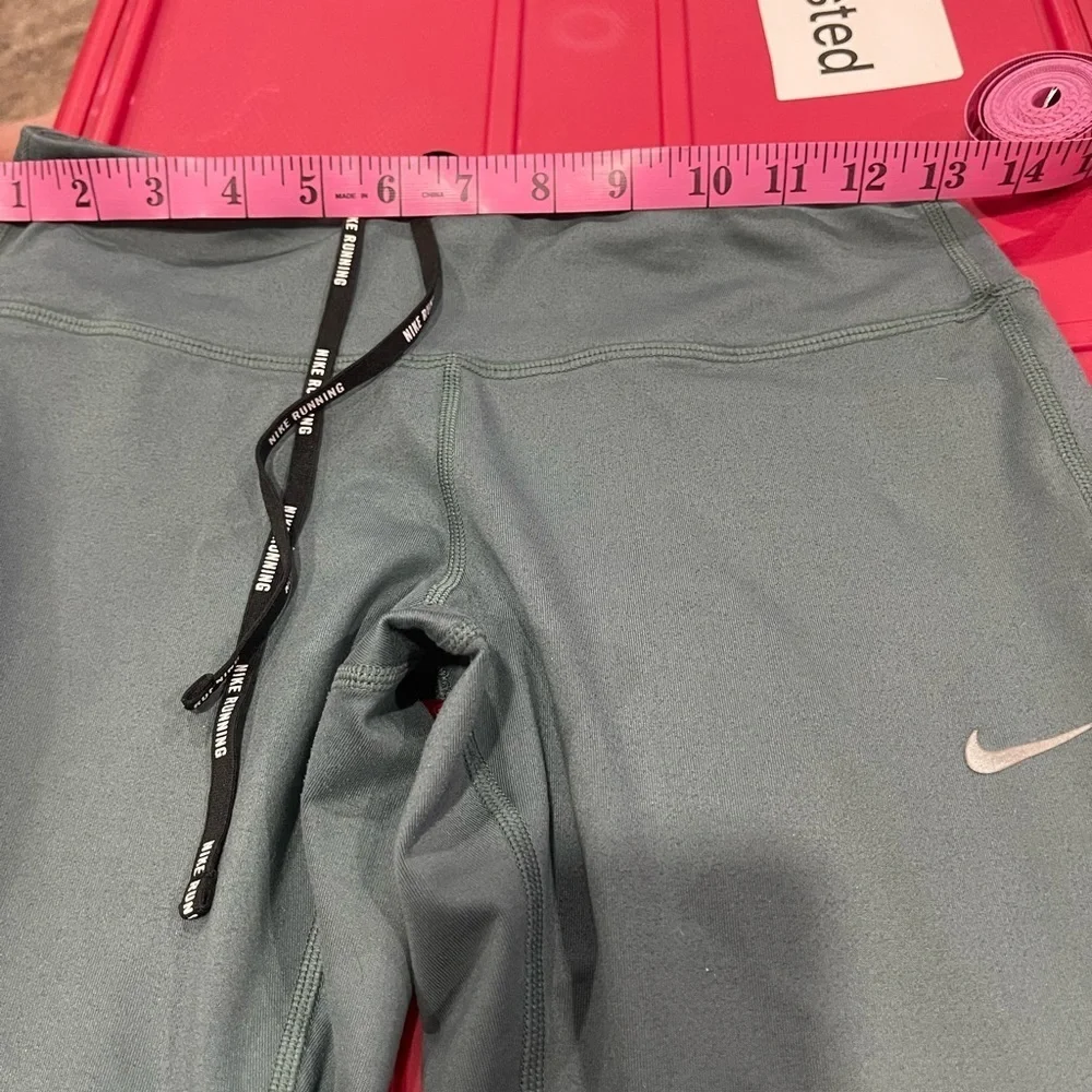 Nike Running greenish Teal SMALL, so soft , comfy cropped